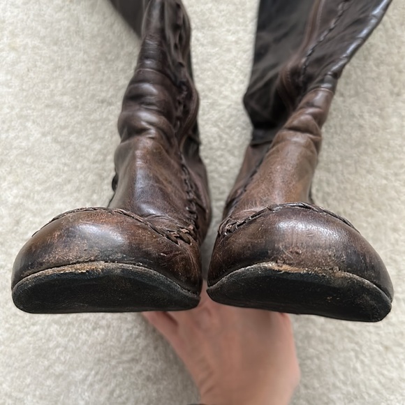 Real Leather Made in Italy Boots Size 7 1/2 EU 38 - Picture 9 of 9